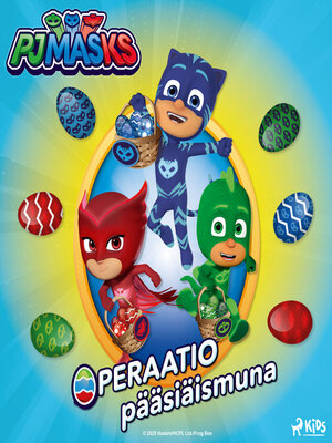 cover image of Pyjamasankarit – Operaatio pääsiäismuna